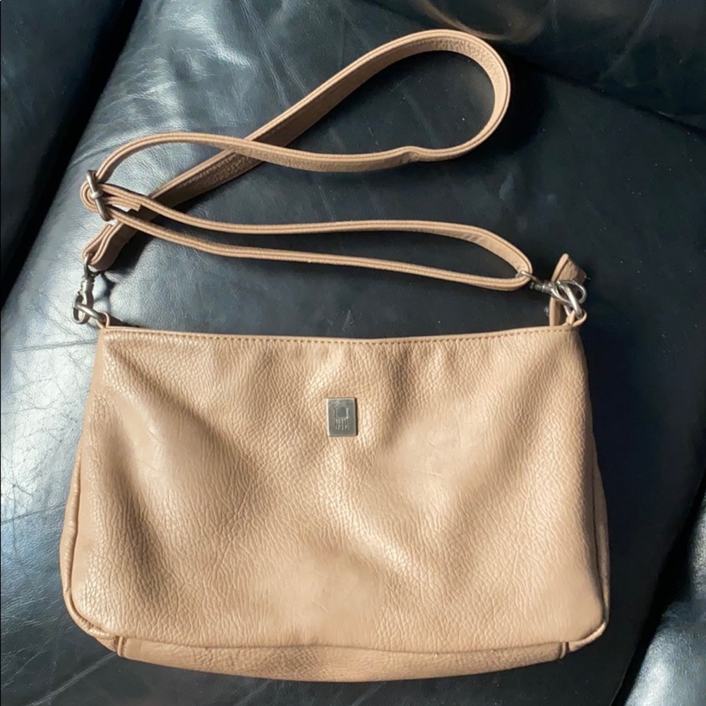 BROOKLYN INDUSTRIES Vegan Leather Crossbody Bag